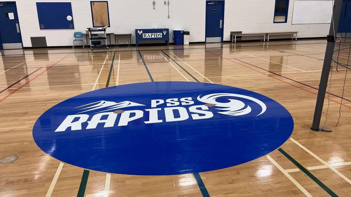 Princeton Secondary PSS Rapids Gym Floor Image